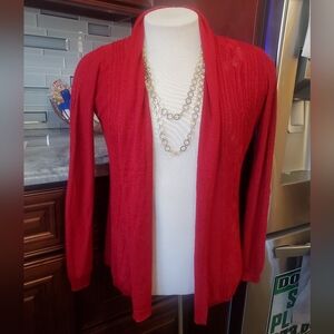 ✨️pina Rossi red cardigan😱